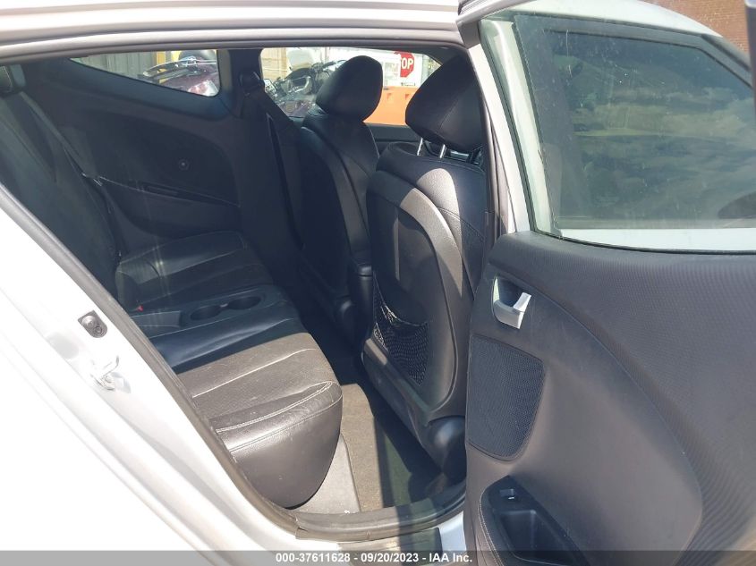2013 HYUNDAI VELOSTER TURBO W/BLACK INT - KMHTC6AE0DU130873