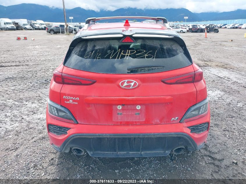 2022 HYUNDAI KONA N KM8KH3AC5NU001989