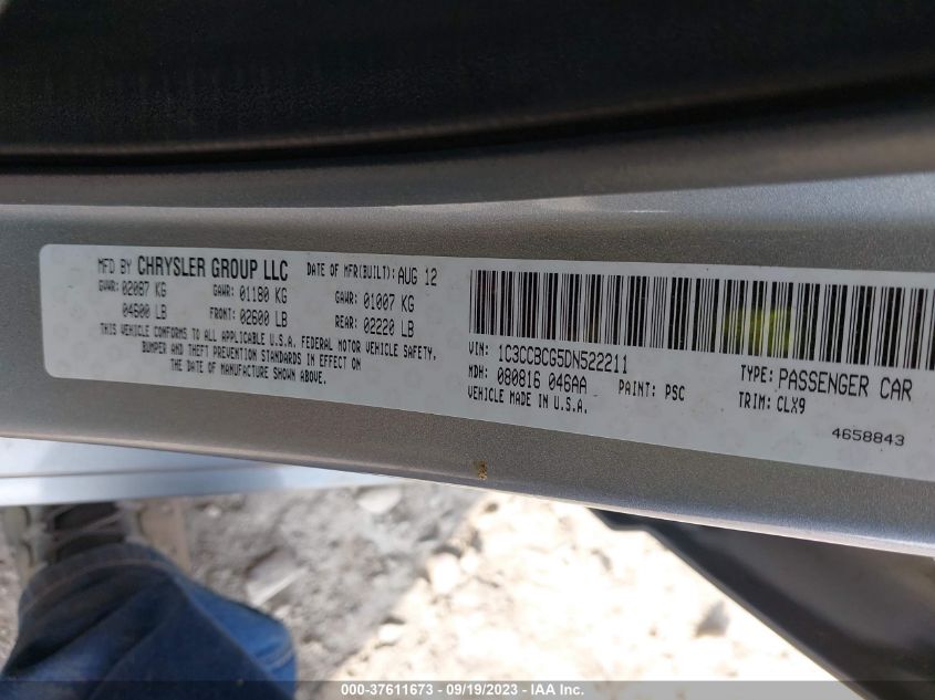 2013 CHRYSLER 200 LIMITED - 1C3CCBCG5DN522211