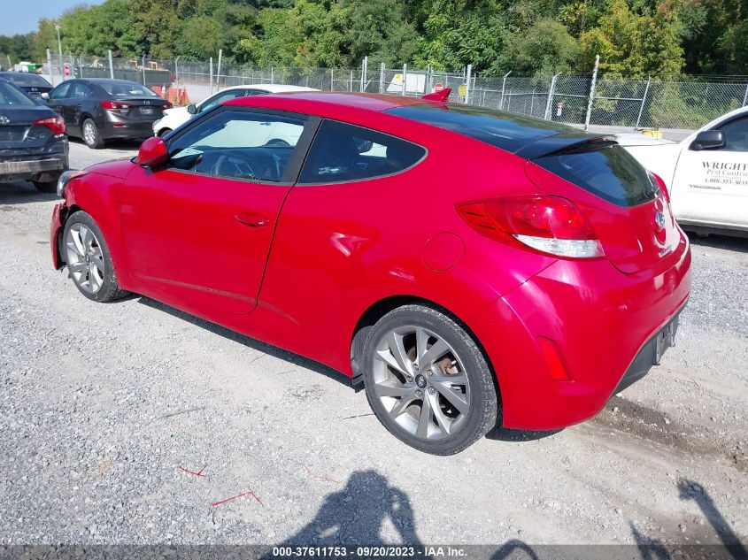 2016 HYUNDAI VELOSTER - KMHTC6AD7GU274626