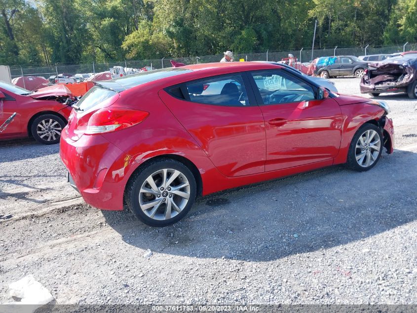 2016 HYUNDAI VELOSTER - KMHTC6AD7GU274626