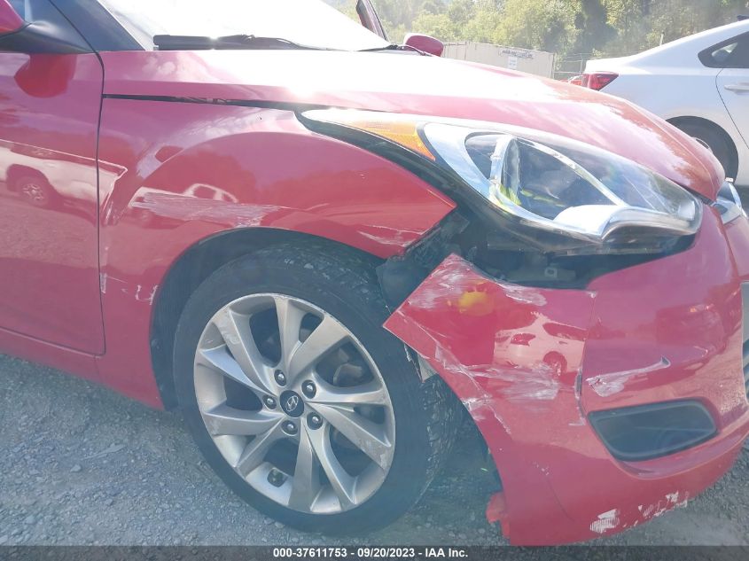 2016 HYUNDAI VELOSTER - KMHTC6AD7GU274626