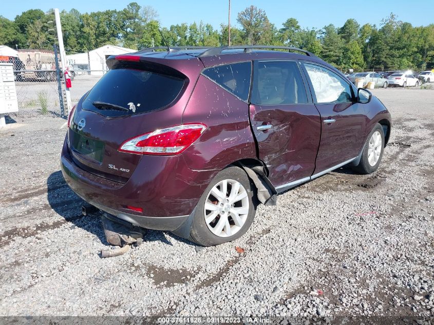 2013 NISSAN MURANO SL - JN8AZ1MW1DW323172