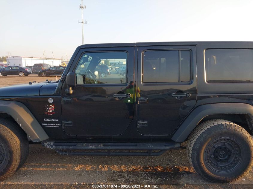 2015 JEEP WRANGLER UNLIMITED SPORT - 1C4BJWDG0FL754197