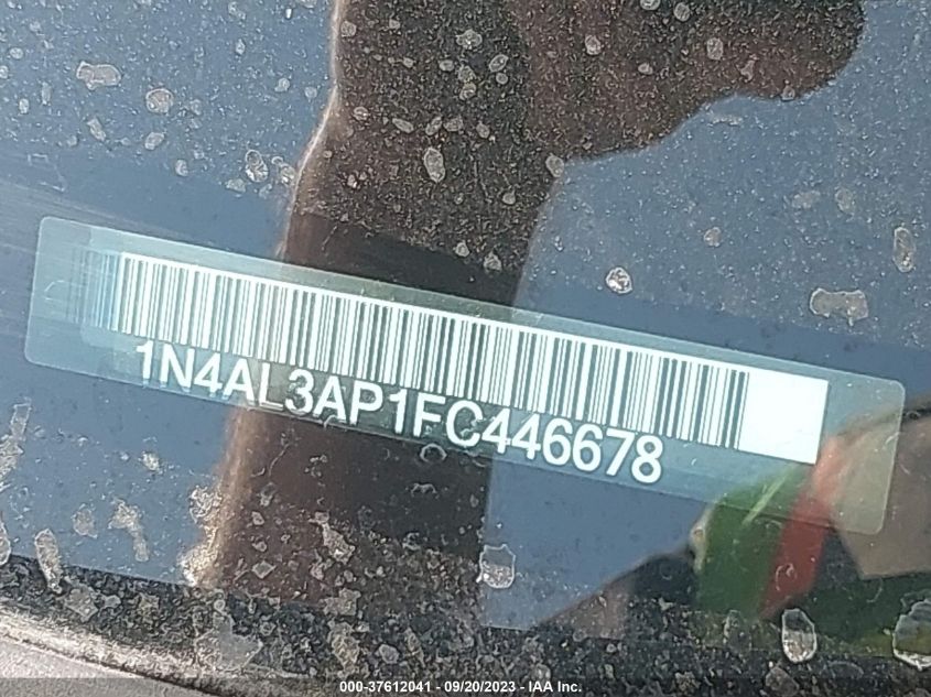 2015 NISSAN ALTIMA 2.5 S - 1N4AL3AP1FC446678