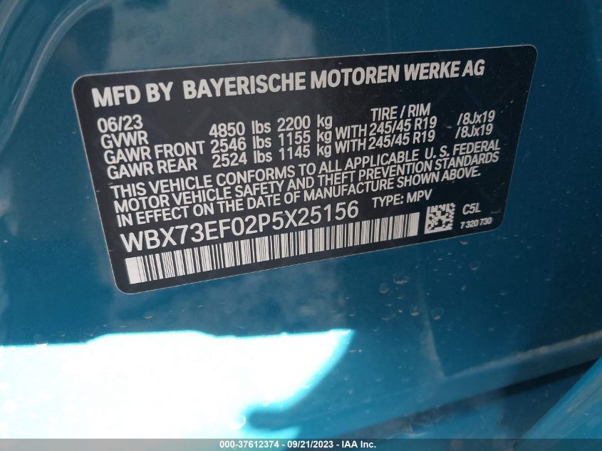 WBX73EF02P5X25156 BMW X1 XDRIVE28I 9