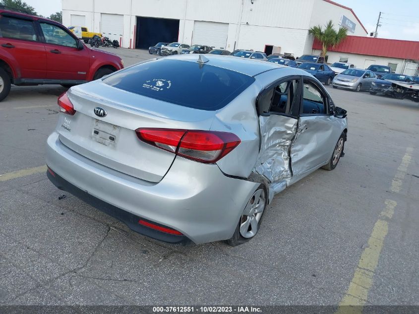 2017 KIA FORTE LX - 3KPFK4A70HE152788