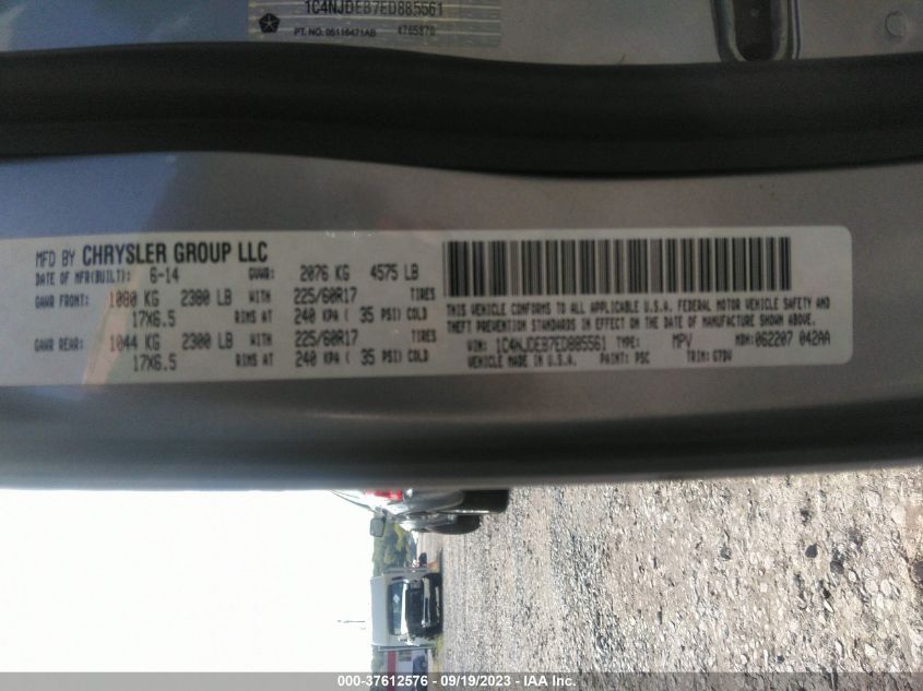 2014 JEEP COMPASS LATITUDE - 1C4NJDEB7ED885561