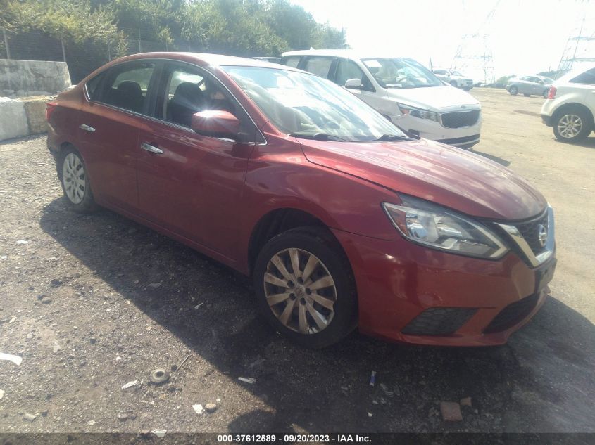 2016 NISSAN SENTRA SR/SL/S/SV/FE+ S - 3N1AB7AP1GL655853