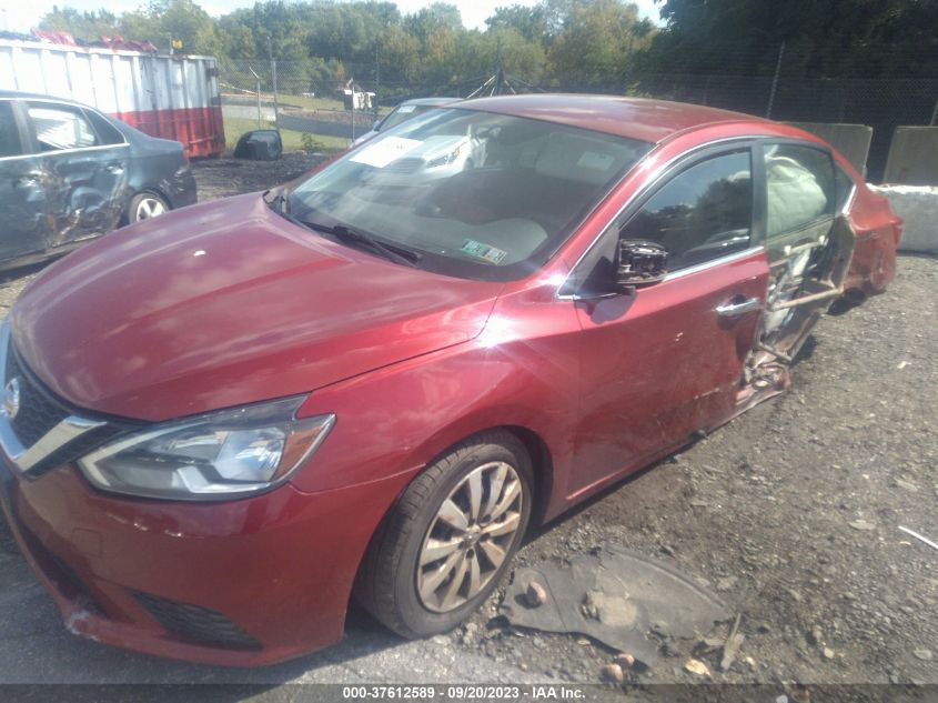 2016 NISSAN SENTRA SR/SL/S/SV/FE+ S - 3N1AB7AP1GL655853