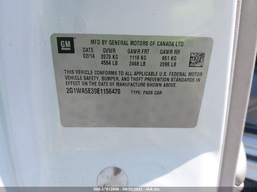 2014 CHEVROLET IMPALA LIMITED LS - 2G1WA5E39E1156470