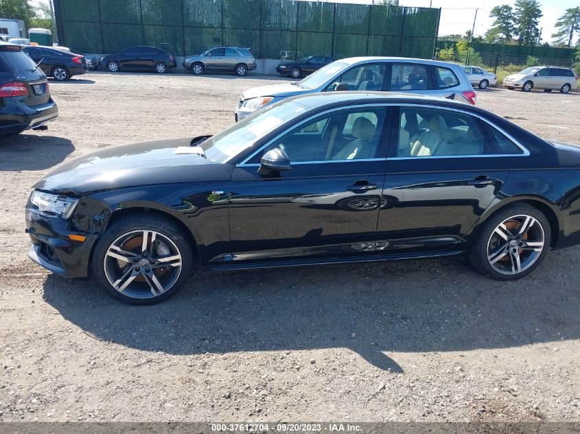2017 AUDI A4 PREMIUM PLUS - WAUENAF49HN036370