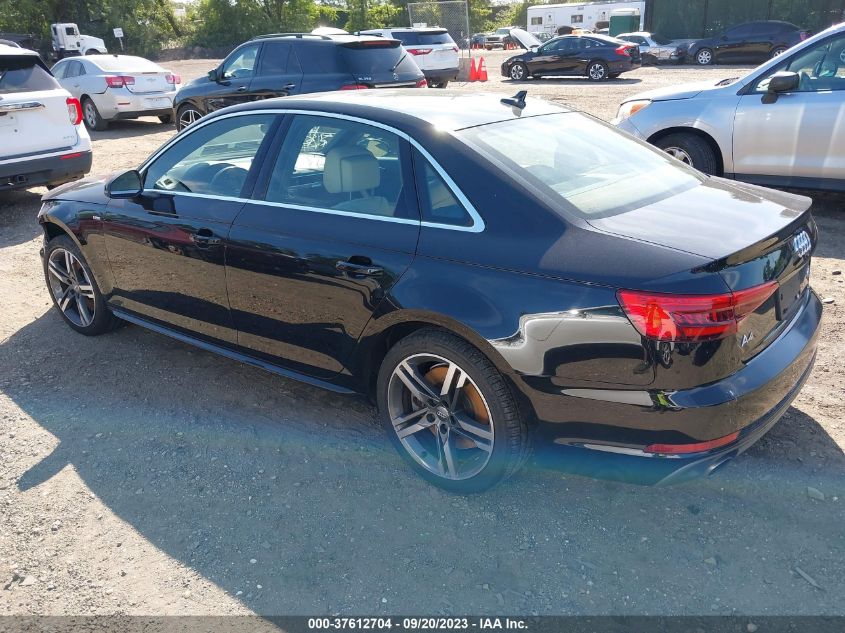 2017 AUDI A4 PREMIUM PLUS - WAUENAF49HN036370