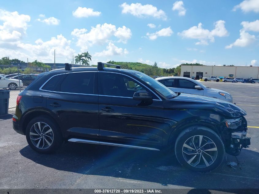 VIN WA1BAAFY0M2064343 2021 AUDI Q5 PREMIUM PLUS