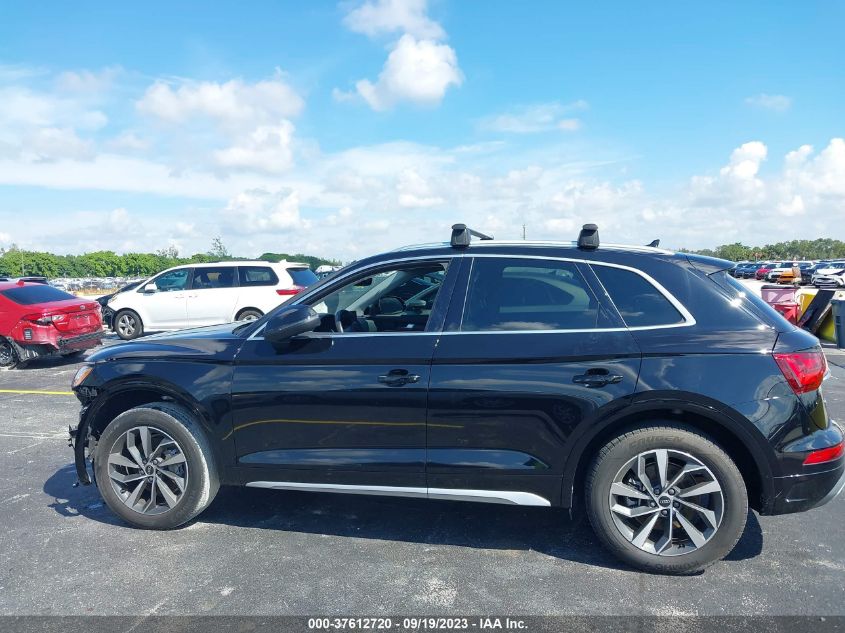 VIN WA1BAAFY0M2064343 2021 AUDI Q5 PREMIUM PLUS