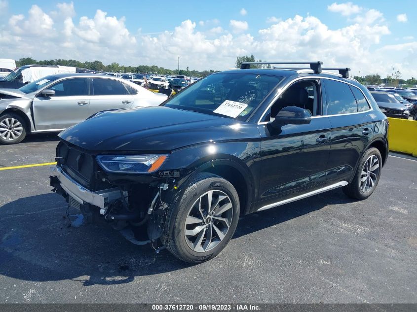 VIN WA1BAAFY0M2064343 2021 AUDI Q5 PREMIUM PLUS