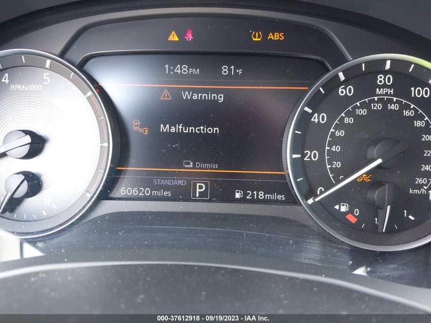VIN 3PCAJ5M12KF100980 2019 INFINITI QX50 ESSENTIAL/PURE