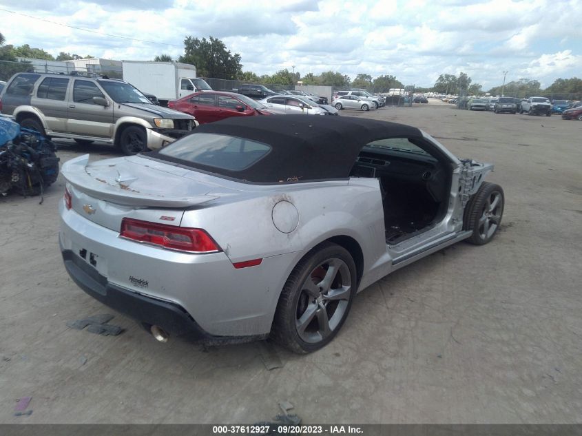 2015 CHEVROLET CAMARO SS - 2G1FK3DJXF9233853
