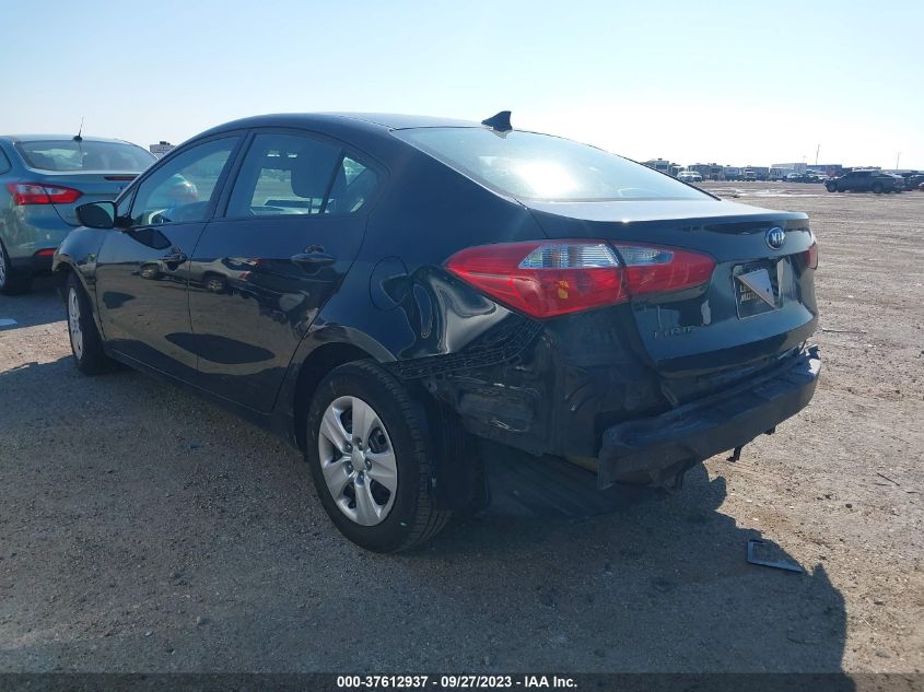 2016 KIA FORTE LX - KNAFK4A69G5520271