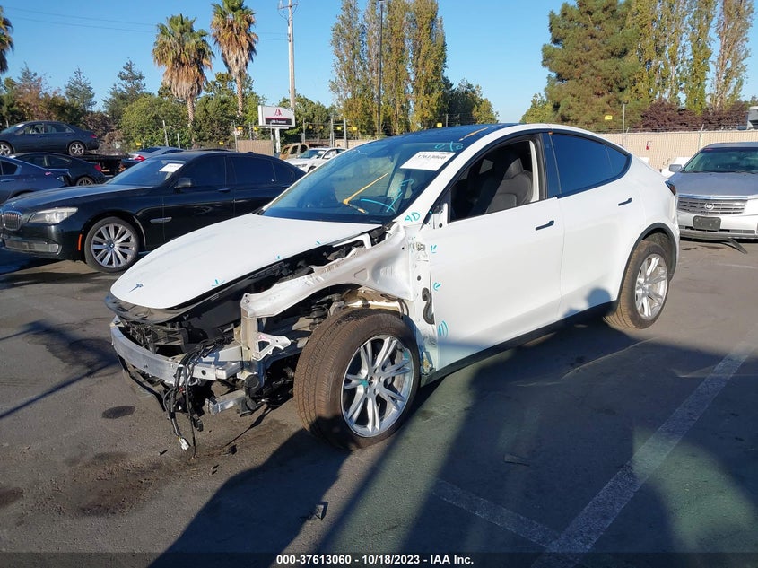 VIN 7SAYGDEE9PF747900 2023 TESLA MODEL Y LONG RANGE