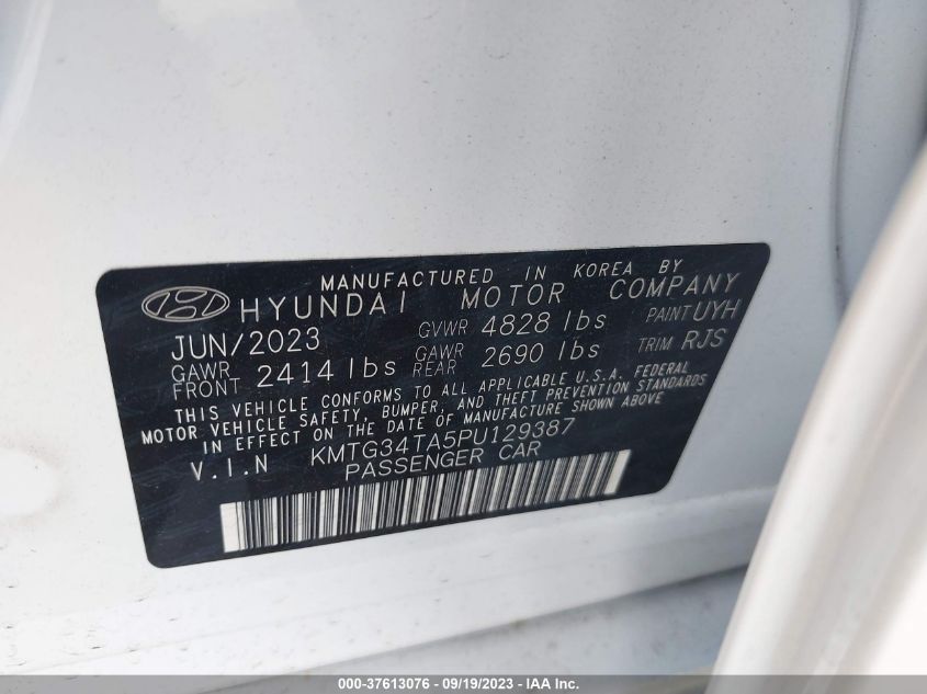 2023 GENESIS G70 PRESTIGE - KMTG34TA5PU129387
