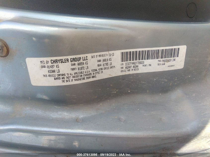 2013 FIAT 500 POP - 3C3CFFAR6DT726633