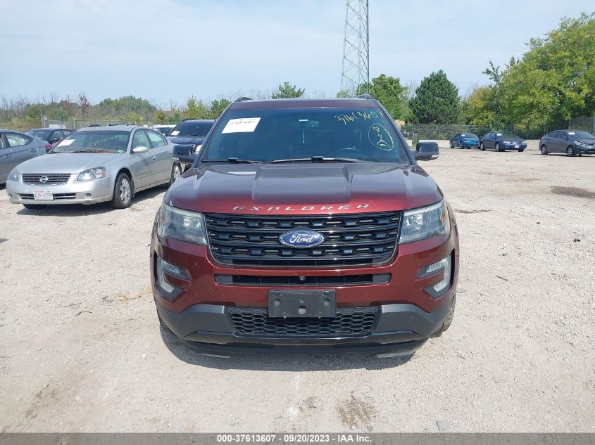2016 FORD EXPLORER SPORT - 1FM5K8GTXGGB93009
