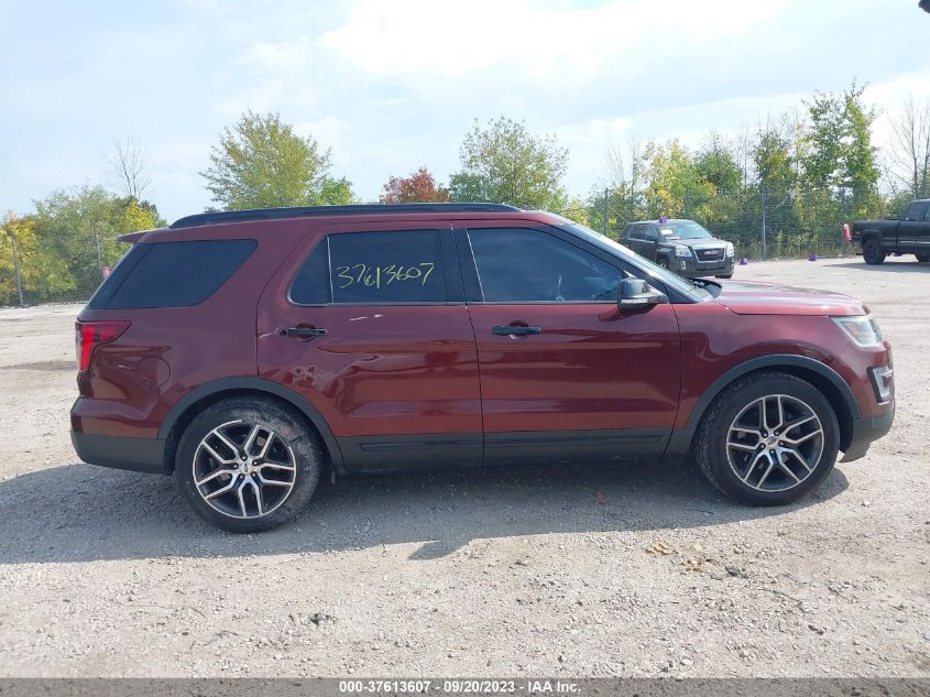 2016 FORD EXPLORER SPORT - 1FM5K8GTXGGB93009