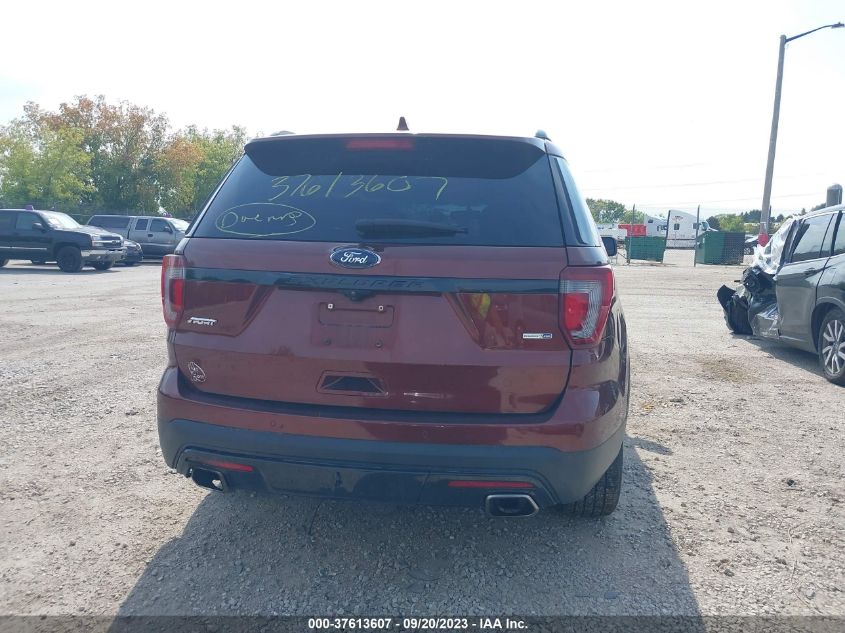 2016 FORD EXPLORER SPORT - 1FM5K8GTXGGB93009