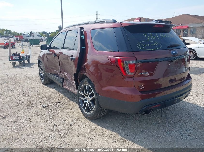 2016 FORD EXPLORER SPORT - 1FM5K8GTXGGB93009