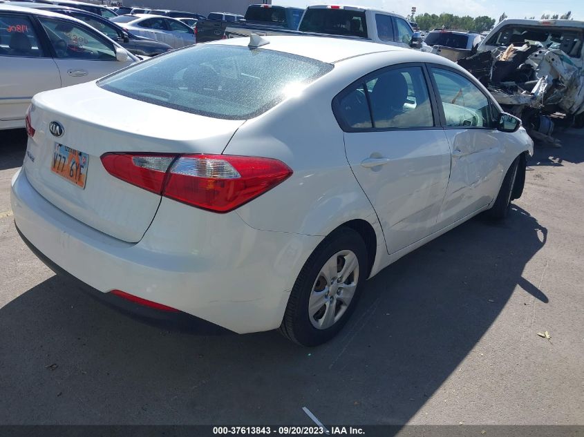 2016 KIA FORTE LX - KNAFX4A66G5537319