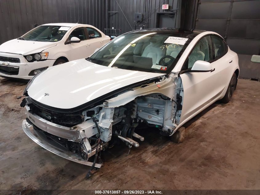 2021 TESLA MODEL 3 LONG RANGE - 5YJ3E1EB6MF981408