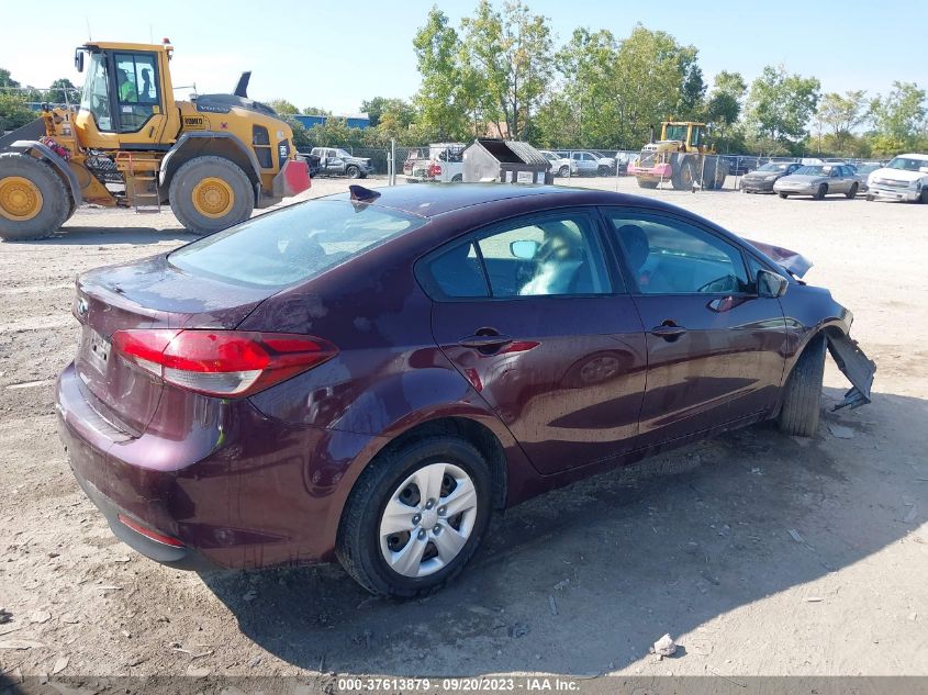 2017 KIA FORTE LX - 3KPFK4A70HE089188