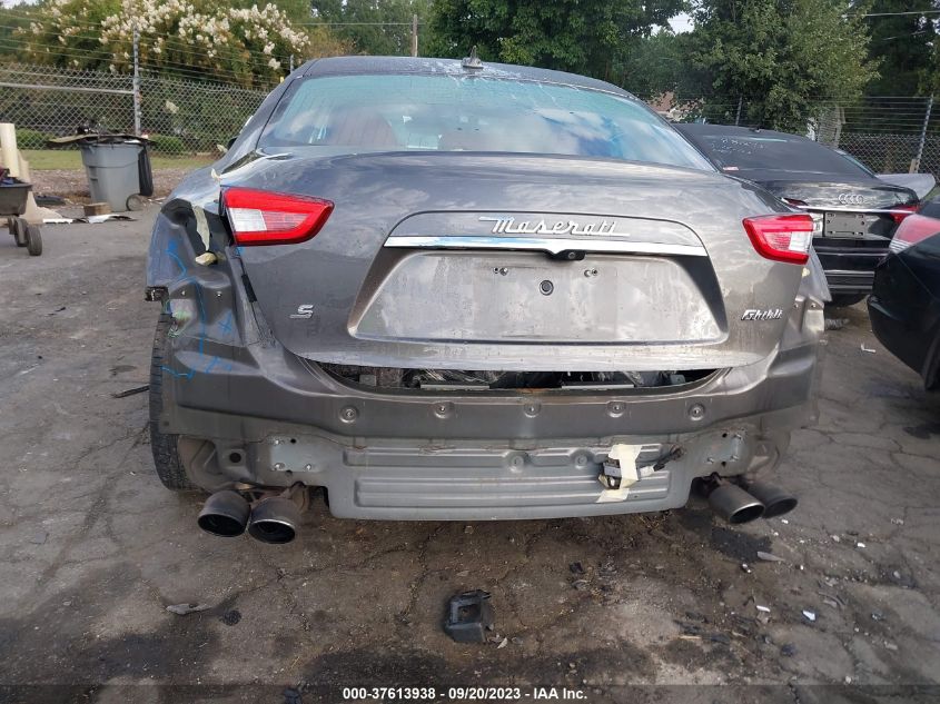 2017 MASERATI GHIBLI S ZAM57RSS6H1221513
