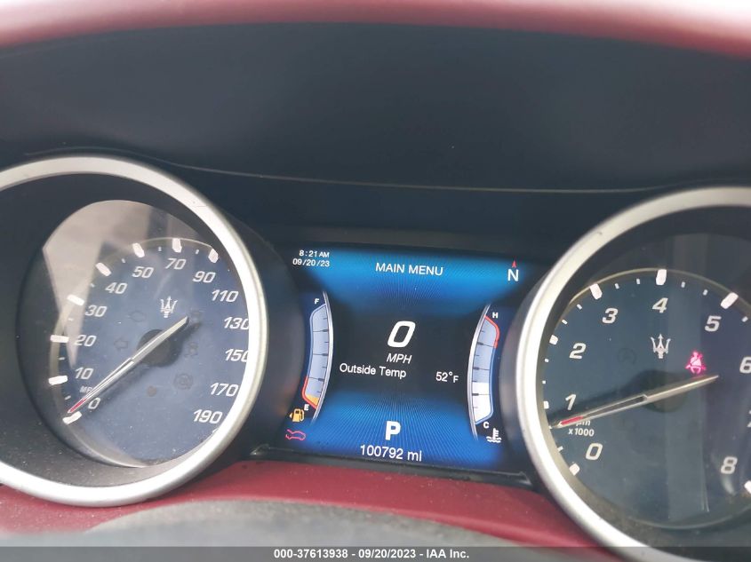 2017 MASERATI GHIBLI S ZAM57RSS6H1221513