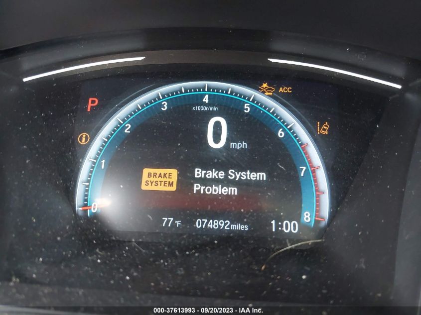 2019 HONDA CIVIC SEDAN EX - 19XFC1F38KE209294