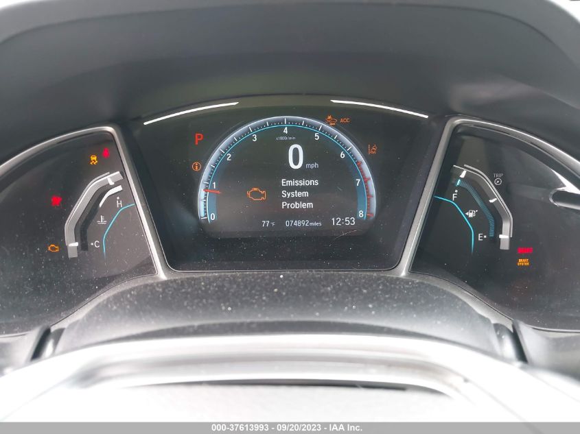 2019 HONDA CIVIC SEDAN EX - 19XFC1F38KE209294