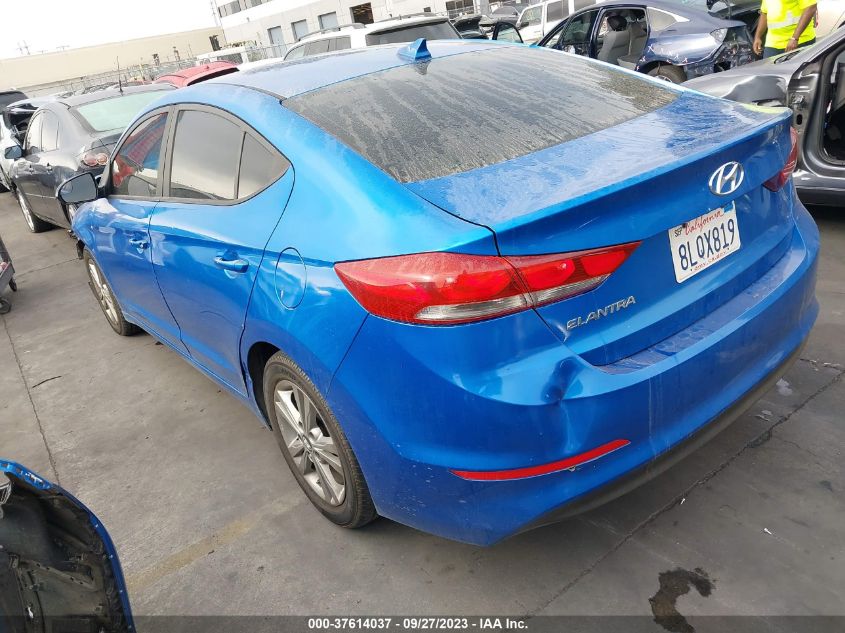 2017 HYUNDAI ELANTRA SE - KMHD84LF2HU064123