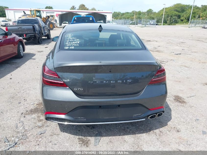 2023 GENESIS G70 2.0T - KMTG34TA5PU123590