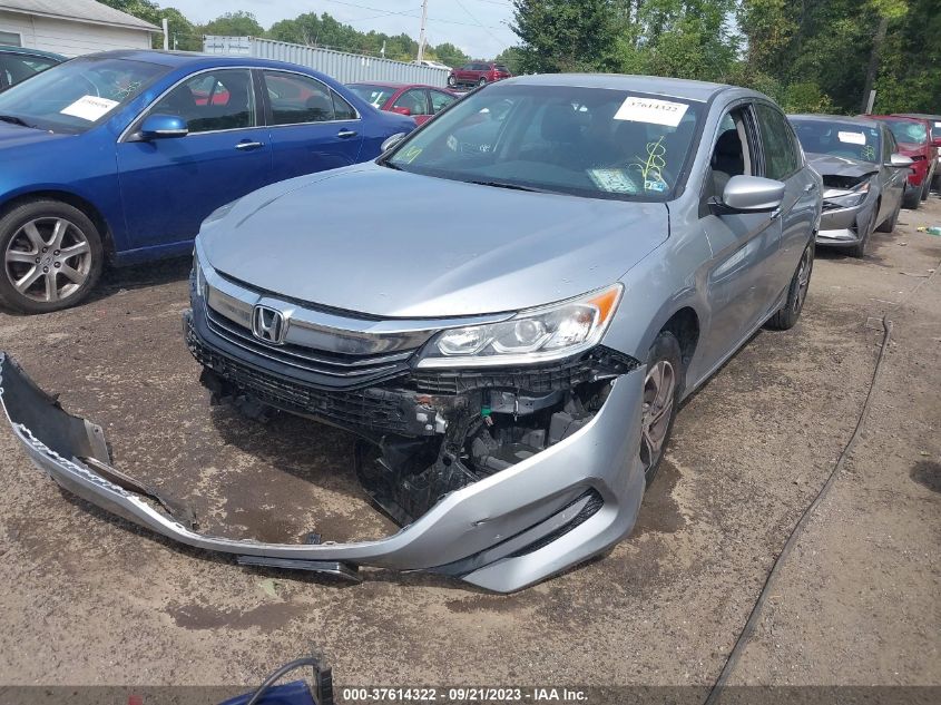 2016 HONDA ACCORD SEDAN LX - 1HGCR2F3XGA197796
