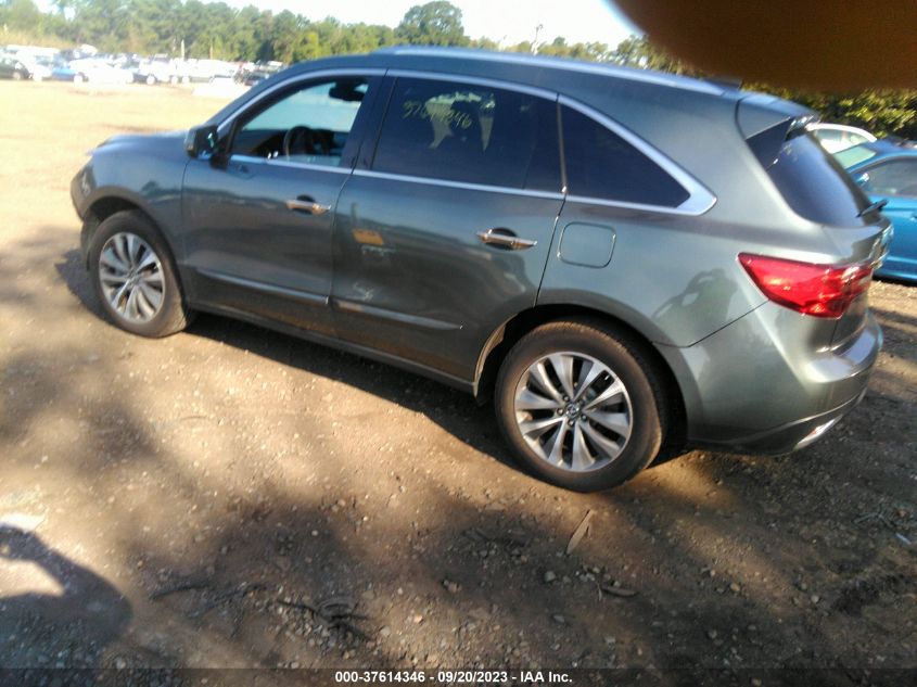 2015 ACURA MDX TECH PKG - 5FRYD4H46FB011860
