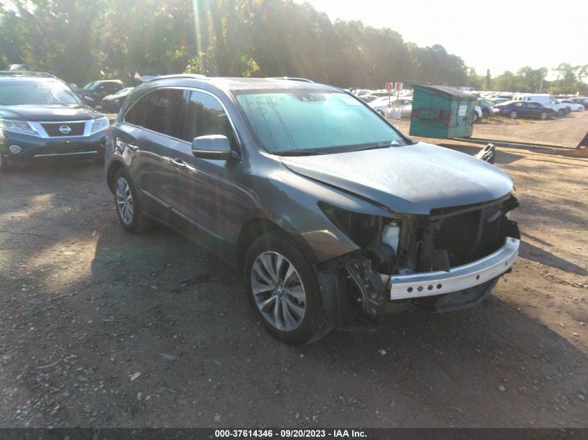 2015 ACURA MDX TECH PKG - 5FRYD4H46FB011860