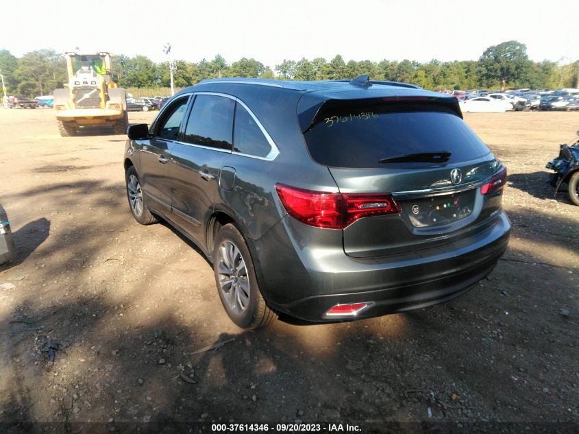 2015 ACURA MDX TECH PKG - 5FRYD4H46FB011860
