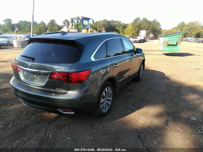 2015 ACURA MDX TECH PKG - 5FRYD4H46FB011860