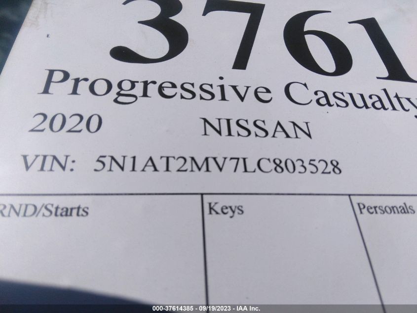2020 NISSAN ROGUE S/SL/SV - 5N1AT2MV7LC803528