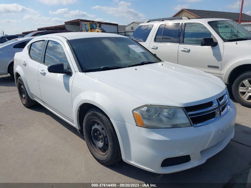 2013 DODGE AVENGER SE - 1C3CDZAB1DN677271
