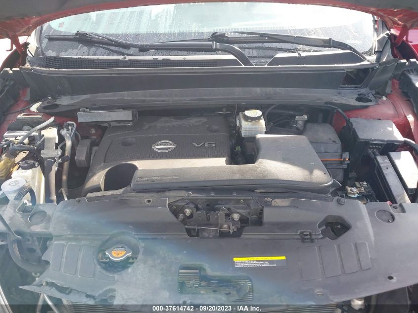 2013 NISSAN PATHFINDER S/SV/SL/PLATINUM - 5N1AR2MN9DC667919