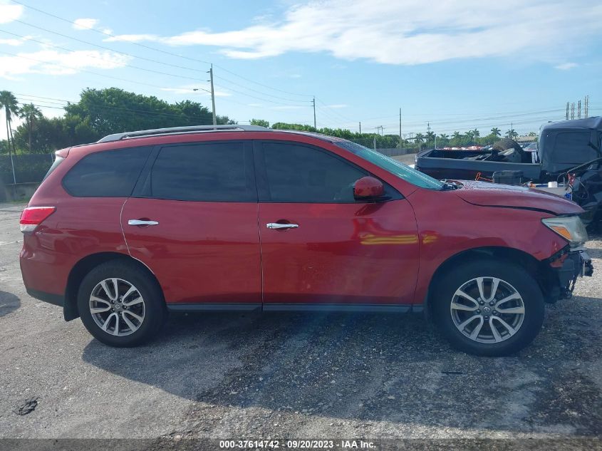 2013 NISSAN PATHFINDER S/SV/SL/PLATINUM - 5N1AR2MN9DC667919