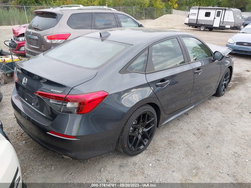 VIN 2HGFE2F57NH601890 2022 HONDA CIVIC SEDAN SPORT
