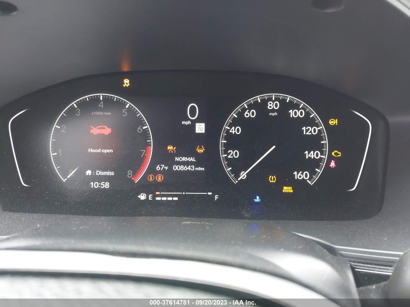VIN 2HGFE2F57NH601890 2022 HONDA CIVIC SEDAN SPORT